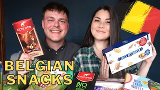 trying *BELGIAN* snacks | gift box from our subscriber!