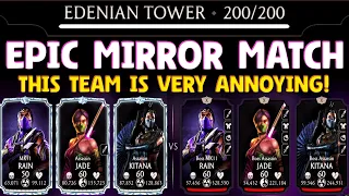 MK Mobile. Edenian Tower Battle 200 INSANE Mirror Match. Assassin vs. Assassin!