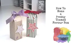 How To Make a Pretty Star Themed Favour Box