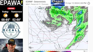 Friday April 12th, 2024 video forecast