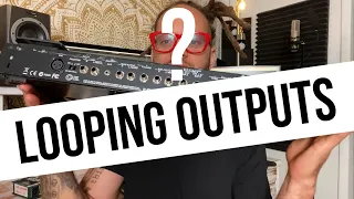 Live Looping - OUTPUT ROUTING options