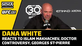 Dana White Reacts To Islam Makhachev, Doctor Controversy, Georges St-Pierre | UFC 294 | MMA Fighting