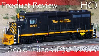 Product Review ScaleTrains HO GP30 DRGW - Rio Grande Locomotive!