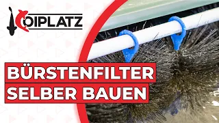 Bürstenfilter selber bauen - Koi-Innenhälterung selber bauen - Teil 1