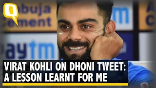 Virat Kohli on Dhoni Tweet: Lesson For Me How Things Are Misinterpreted | The Quint