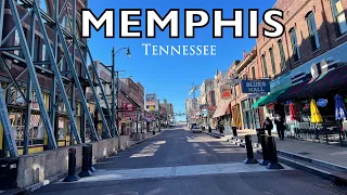 Memphis Downtown Walking Tour / Memphis Travel Guide  2023 / travel Memphis | 4K | Memphis Tennessee