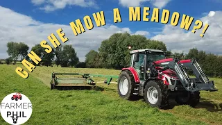DEMO MASSEY 5S GOES MOWING | HOW DOES SHE HANDLE?!