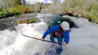 Taking our Inflatable SUPs on the White Salmon River