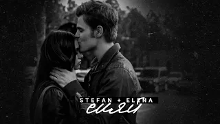 сияй; stefan + elena