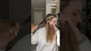 EASY FAUX FRENCH BRAID HACK