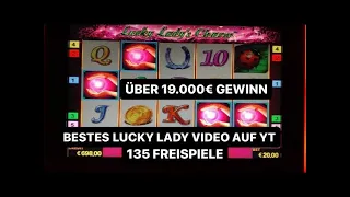 Freispiele auf 20€ 💥 Lucky Ladys Charm über 19.000€ Jackpot Novoline Casino Book of Ra  Spielothek