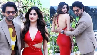 Janhvi Kapoor And Rajkummar Rao Together Promoting Mr And Mrs Mahi Movie