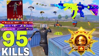 95KILLS!!😱IN 3 MATCHES with FULL S2 OUTFIT🔥Pubg mobile