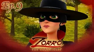 EL ZORRO Y SU DOBLE | Las Crónicas del Zorro Capítulo 9 | Dibujos de super héroes
