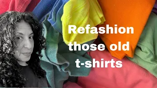 T-shirt transformation ideas / old tshirt upcycle