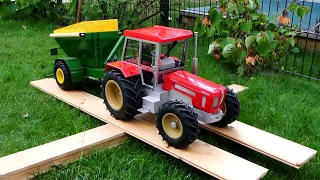 RC Tractor balance skill | Schlüter 1250 |  Auf der Wippe