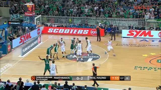 Panathinaikos BC SUPERFOODS - Real Madrid 82-89 (19/04/18) PLAY OFFS GAME 2 Highlights