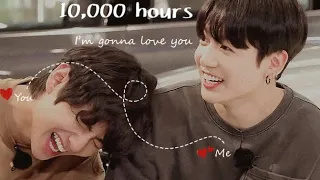 [Lyrics] 10,000 Hours with TAEKOOK | Cover by JK of BTS | FMV