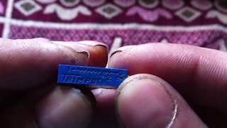 Серебро ПАЛЛАДИЙ в Старом Импортном подстроечном резисторе