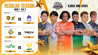 🔴LIVE | MDL PH S3 | FILIPINO-WK1 Day 3