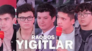 RAQQOS YIGITLAR // AMIRXON UMAROV SHOUSI // OCHIQCHASIGA GAPLASHAMIZ