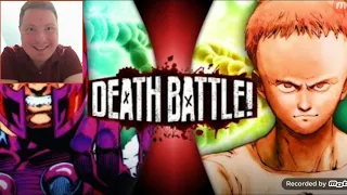 DEATH BATTLE - Magneto VS Tetsuo Reaction + Review!
