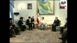 Ahmadinejad meets anti-Zionist Jews