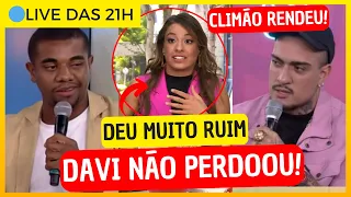 🔵Davi confronta Bin e Yasmin ao vivo e climão rende! Globo toma decisão drástica contra Beatriz!