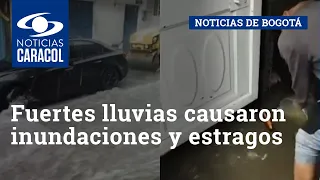 Emergencia en Bogotá por fuertes lluvias que causaron inundaciones y estragos