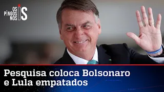 Bolsonaro tira 14 pontos de vantagem de Lula em SP em 5 meses, diz pesquisa