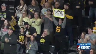 Fans react to Caitlin Clark breaking women's college basketball all-time scoring record