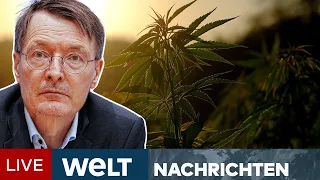 LAUTERBACH-GESETZ: Kompletter Kontrollverlust - Kritik an Cannabis-Legalisierung | WELT Newsstream