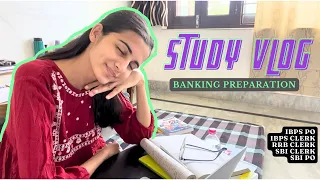 Full day study routine of a banking aspirant || Preparing for IBPS PO and other bank exams.