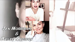 Jennifer Morrison and Bailee Madison doing livestream on IG [April 8]