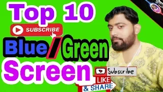 Top 10 Subscribe Buttons Green Screen 3D Animation