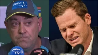 Tearful Steve Smith apologises as Australia's coach Lehmann quits over ball-tampering | ITV News