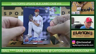2022 Topps Update Series Baseball Jumbo 6 Box FULL CASE Break #10