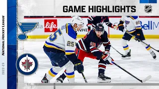 Blues @ Jets 1/30 | NHL Highlights 2023