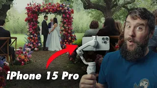 Filming A Wedding With The iPhone 15 Pro - Wedding Filmmaking Behind The Scenes