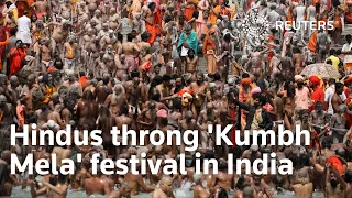 Hindus throng 'Kumbh Mela' festival in India