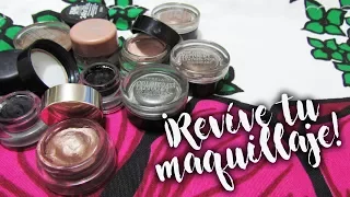 DIY Repara tu maquillaje - revive tus sombras en crema secas