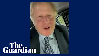 Former PM Boris Johnson films campaign video allegedly without seatbelt