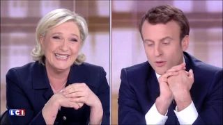 Débat - Macron se moque de Marine Le Pen et de sa poudre de perlimpinpin