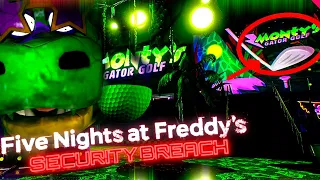 СКРЫТЫЙ МИНИ ГОЛЬФ !!! ОТ МОНТИ Ⓧ Five Nights at Freddy’s: Security Breach #10