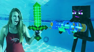 SUPER SOAKERS meets Minecraft 2 | Full Movie Animation! (Nerf War)