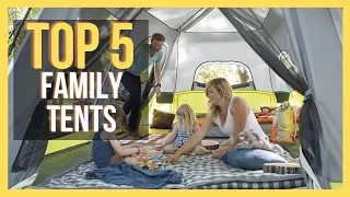 ✅ TOP 5 BEST FAMILY CAMPING TENTS 2024