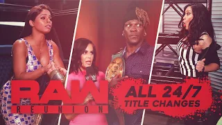 All 24/7 Championship Title Changes During RAW Reunion