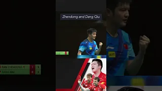 Fan Zhendong and Dang Qiu #bwfworldtour #tebletennis #pingpong #เทเบิลเทนนิส #กีฬา #กีฬาปิงปอง