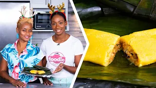 How To Make Trini Chicken Pastelles | Foodie Nation x Trini Food Designer - Arlene