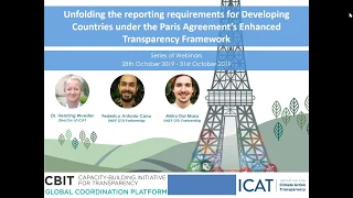 Introduction to the Enhanced Transparency Framework